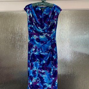 Ralph Lauren Dress Floral Sleeveless Shift Dress